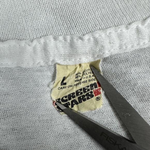 Vintage Support Our Troops Desert Storm Shirt Mens Large Screen Stars USA 90s - Picture 5 of 12